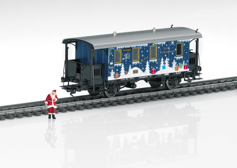 Märklin 48419 - Wagon de Noël 2019 avec figurine du Père Noël - HO