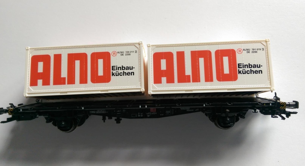 Märklin 48501 - Wagon porte containers "Alno" - DB - HO