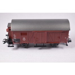 Märklin 48753 - Wagon marchandises couvert avec guérite de frein - DB - HO