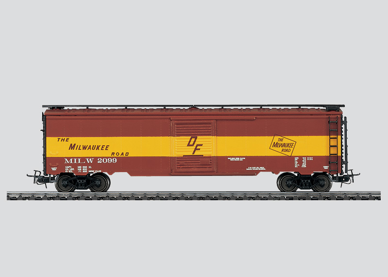 Märklin 45711 - Wagon marchandises couvert de la Milwaukee Road - HO