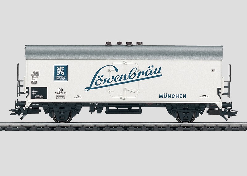 Märklin 45021 - Wagons conteneurs à Bière "Lövenbräu" - DB - HO