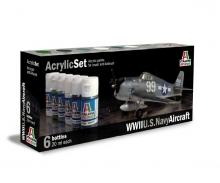 Italeri Acrylic Set - 6 pces - U.S. Navy Aircraft