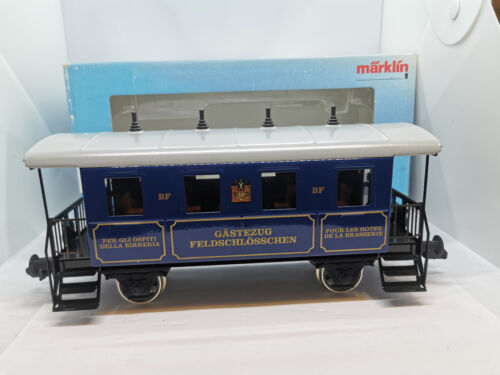 Märklin 54702 - Wagon passagers "Feldschlösschen" - Bleu - Echelle I