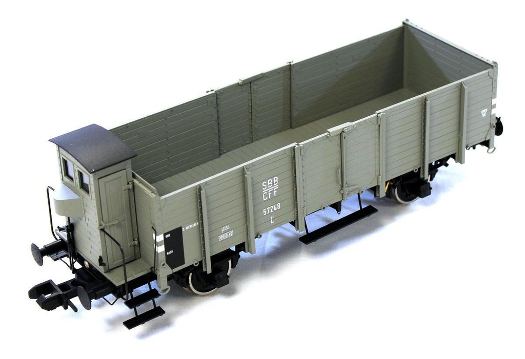 Märklin 5891 - Wagon marchandises avec cabine de frein - CFF - Echelle I