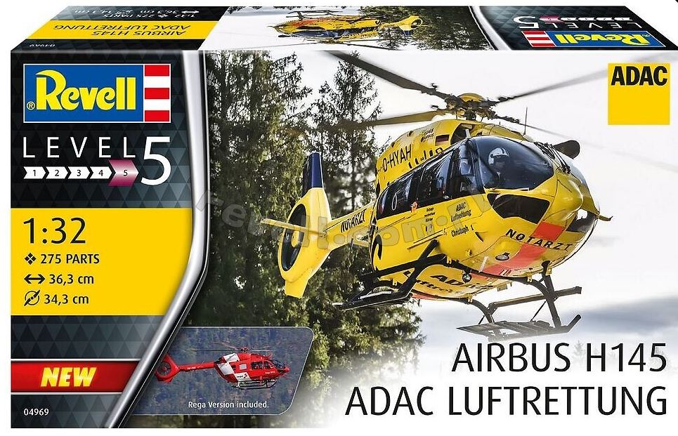 Revell 04969 - ADAG/REGA - Airbus H145 - 1/32 - 34.3cm largeur - Suisse