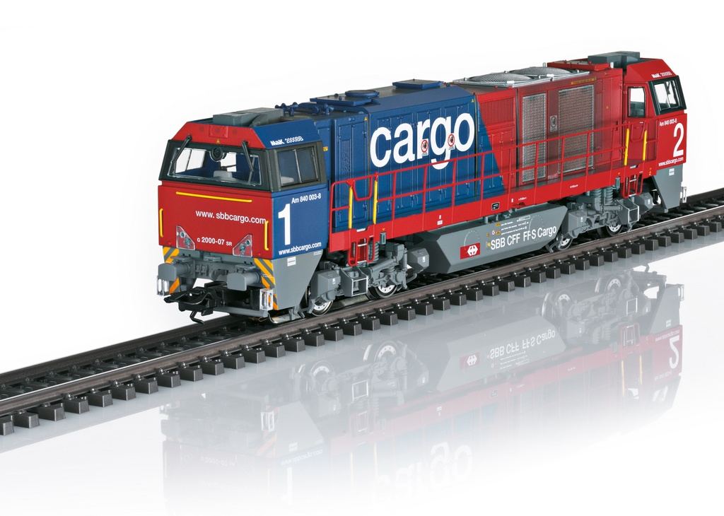 Märklin 37295 - Locomotive diesel Vossloh G 2000 BB "Cargo" - SBB-CFF - HO