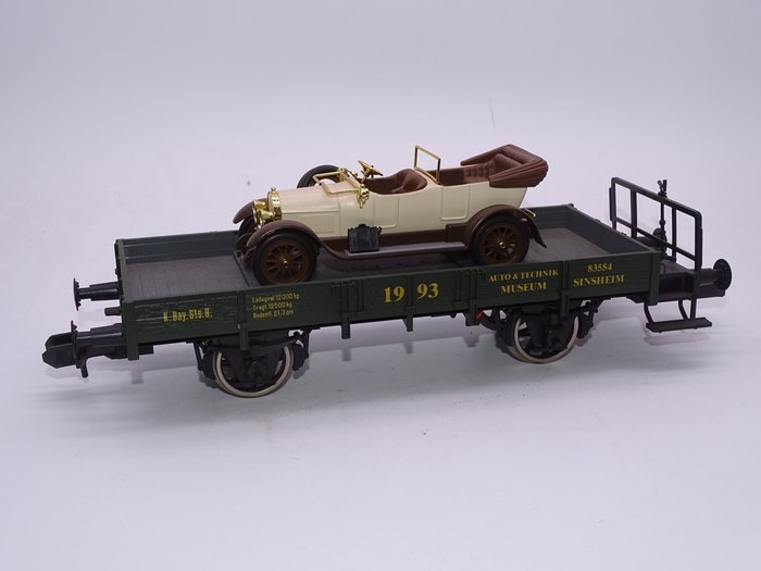 Märklin 80013 - Wagon de Transport Freight Car Damaged W/Box (Museum-Wagen) - Echelle I