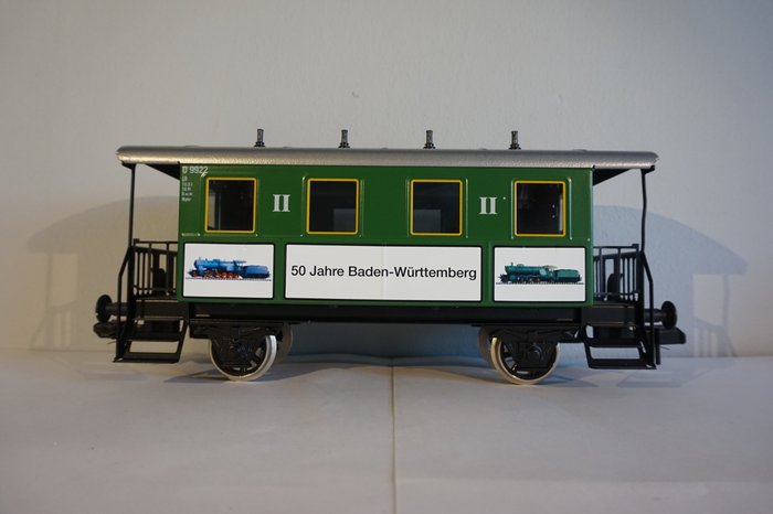 Märklin 54719 - Maxi voiture voyageurs 2ème classe 50 ans Baden-Württemberg - Echelle I