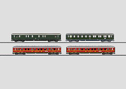 Märklin 43204 - Coffret de 4 voitures pour train de grandes lignes - DB - HO   