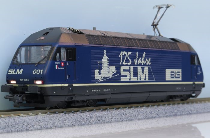 Roco 43656 SLM2 - Locomotive électrique Re 465 "125 Jahre SLM" - BLS - HO