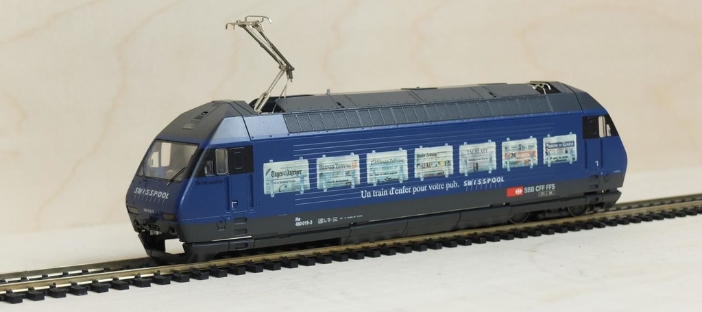 Roco 43655SP- Locomotive électrique Re 460 "Swisspool" - SBB - (DC) - HO 