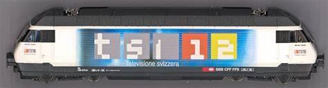 Roco 43655TSI- Locomotive électrique Re 460 "Tessin TV" - SBB - (DC) - HO 