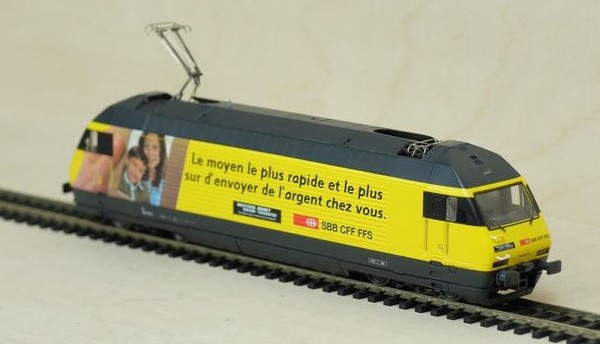 Roco 43655WU- Locomotive électrique Re 460 "Western Union" - SBB - (DC) - HO