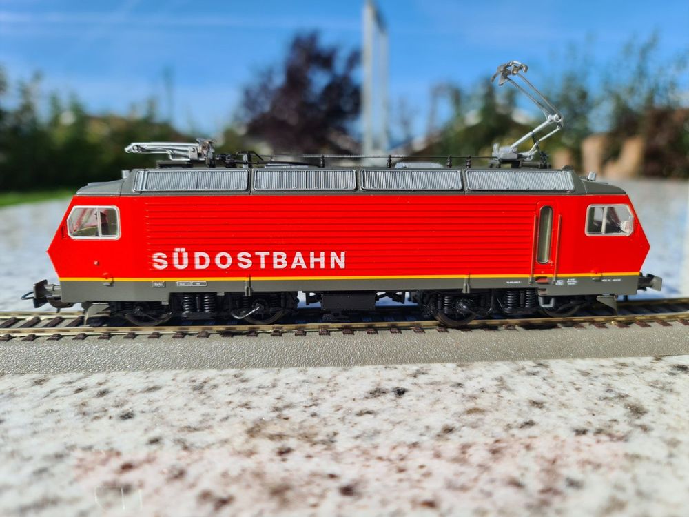 Roco 43542 - Locomotive électrique Re 4/4 "Südostbahn" - SOB - 446 448-3 - (DC) - HO  