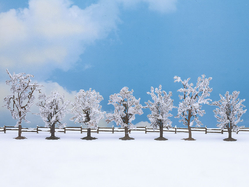 Noch 25075 - Arbres d'hiver (7 pièces) différentes hauteurs - HO, TT, N  