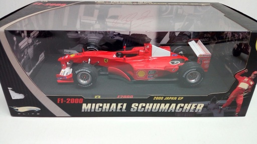 Hot Wheels  - Ferrari F2000 Schumacher- Japan GP 2000 - 1/18   