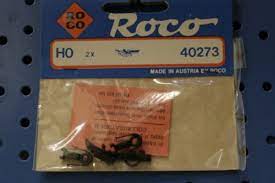 Roco 40273 - Pack de Têtes d'attelage court avec adaptateurs (paquet de 2 pièces de chaque) - HO  