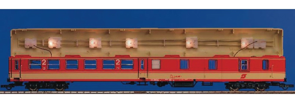 Roco 40360 - Kit d'éclairage universel pour wagons à 4 essieux - HO