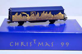 Märklin 4735,942 - Wagon de Noël "Christmas 1999"  Edition limitée à 750 exemplaires avec certificat numéroté - HO