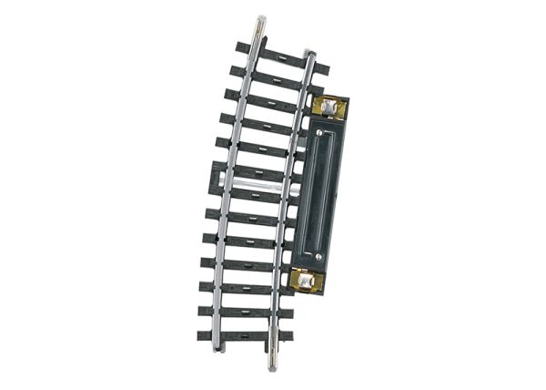 Märklin 2229 - Voie K - Voie de télécommande courbée - Rayon 360 mm - 1/2 - 15° - HO   