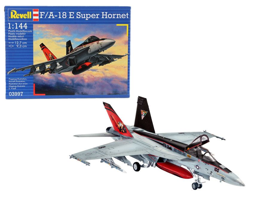 Revell 03997 - F/A-18 E Super Hornet - 1/144 - 9.3 cm envergure 