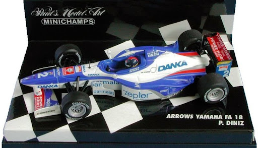 Minichamps - Arrows Yamaha FA 18 - P. Diniz - 1/43  