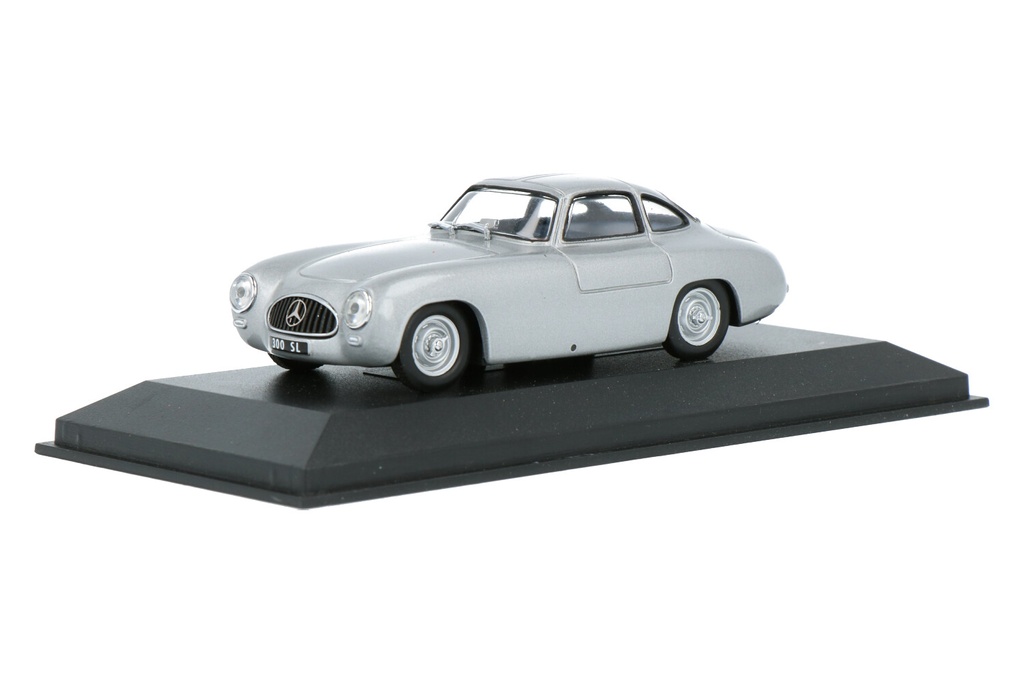 Max Models - Mercedes-Benz 300 SL - 1952 -  Caracciola - Grise claire - 1/43