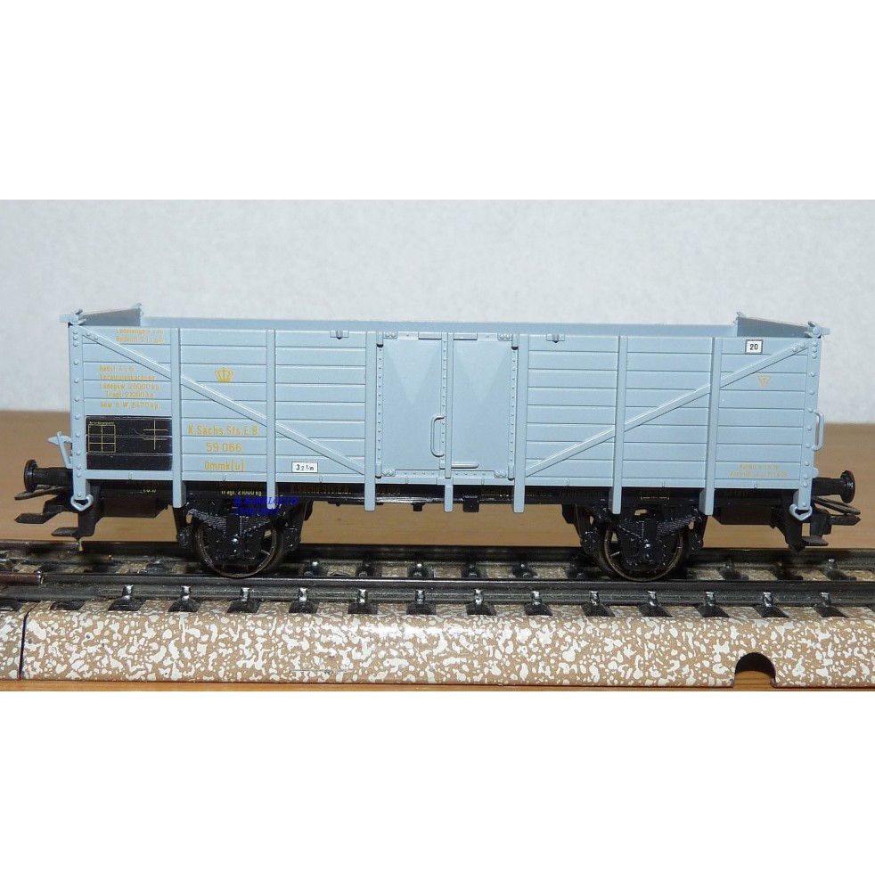 Märklin 4895 - Wagon de marchandises ouvert - K.Sächs.Sts.E.B - HO     