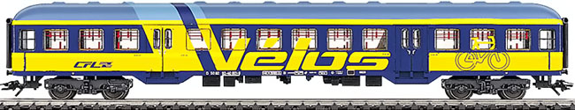 Märklin 41262 - Voiture de voyageurs / vélo - CFL - HO  