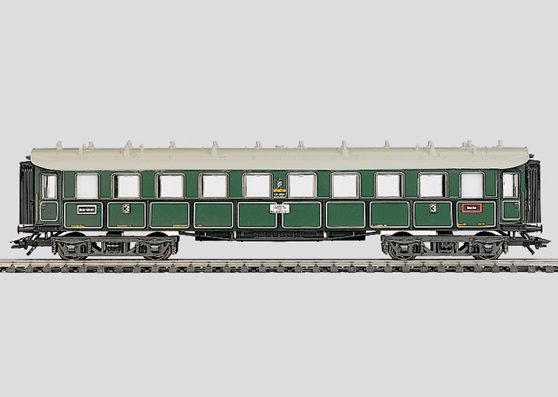 Märklin 41351 - Voiture de train rapide - 3ème classe - Modèle réel : CCü. des Chemins de fer Royaux Bavarois (K.Bay.Sts.B.) - HO   