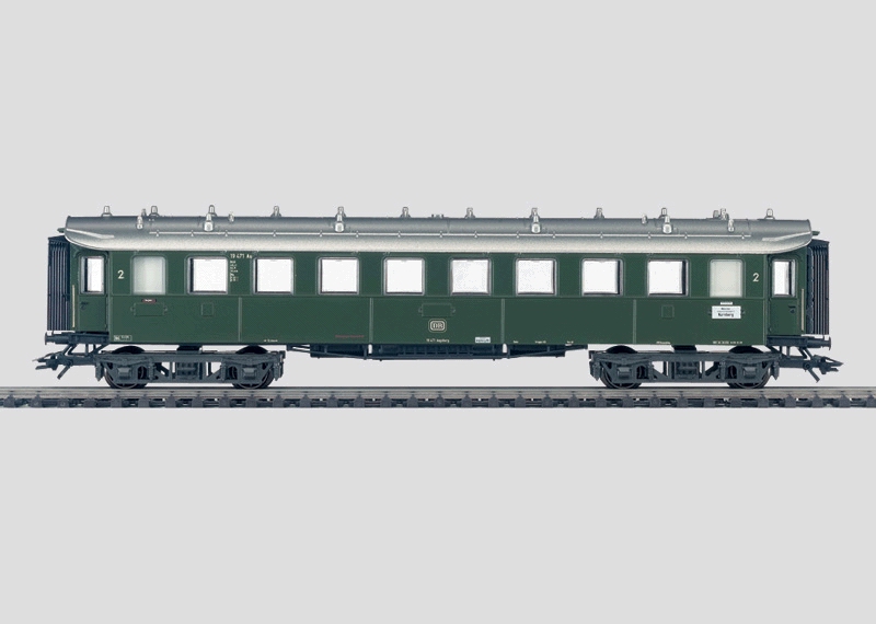 Märklin 41352 - Voiture de train rapide - Modèle réel : B4ü Bay 11/30 - 2ème classe - DB - HO  