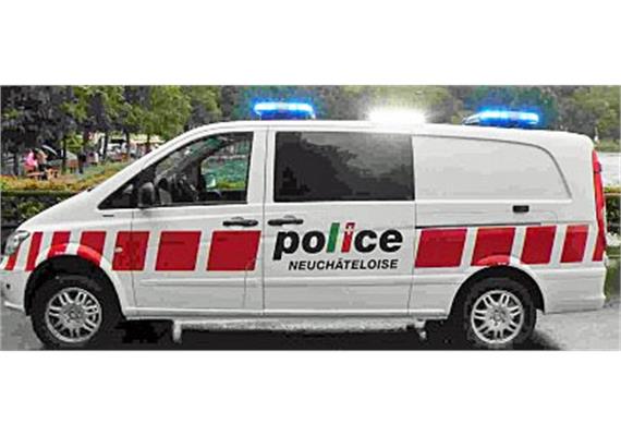 Busch 51100-149 - Mercedes-Benz Vito "Police Neuchâteloise" - HO  