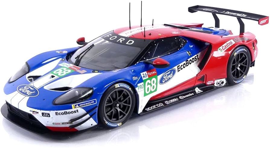 IXO - Ford GT - 24h Le Mans 2019 - #68 Bourdais/Hand/Müller - 1/18 