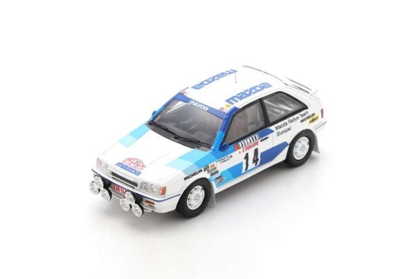 Spark - Mazda 323 Familia 4 WD - Rally Monte Carlo 1986 - #14 - Carlsson/Bohin - 1/43