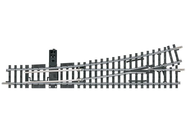 Märklin 22715 - Aiguillage gauche de voie K -Longueur 225 mm - R=902.4 mm - 14° - HO  