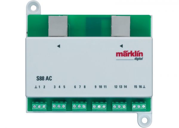 Märklin 60881 - Décodeur s88 (Module de rétrosignalisation pour contacteur sur réseaux à commande numérique avec câble de raccordement enfichable sur L88