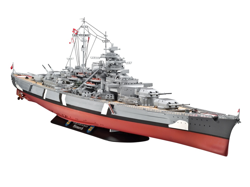 Revell 05040- Bismark - 1/350 - 71.8 cm long - 659 pièces