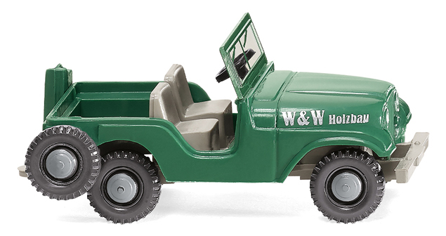 Wiking 0011 03 - Jeep "W & W Holzbau" - HO   