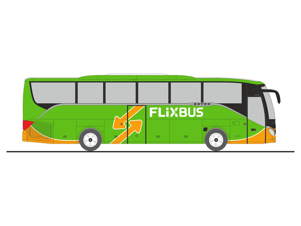 Rietze 77911 - Setra S 515 HD Flixbus (D) - 1/87  