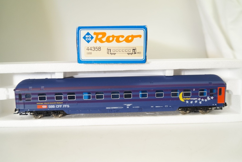 Roco 44358 - Voiture Couchettes pour trains rapides - SBB-CFF-FFS - HO    