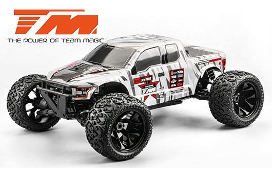 TM Team Magic - Voiture électrique XL Racing Truck  Pickup Ke TER - RTR - Team Magic UCP Racing - 4WD - Brushless - 1/8 - Nécessite un accu et un chargeur non compris dans le set (p.ex. accu HRC-04457X) - y.c. Adaptateur Blind Loop HRC9199Y