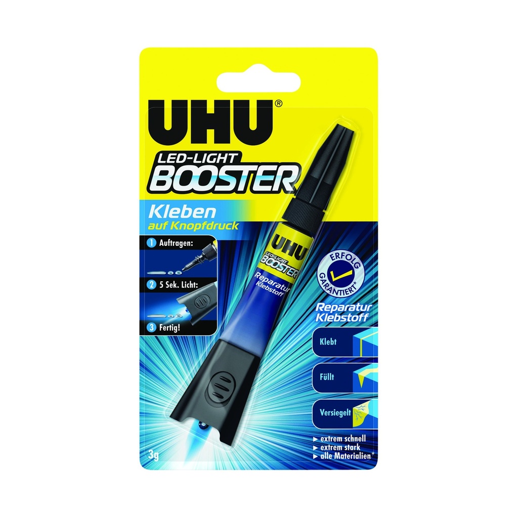 UHU Led-Light Booster -Colle rapide - 3g 