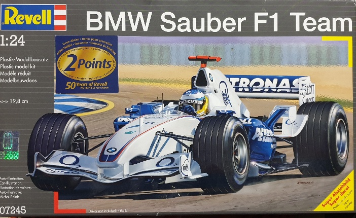 Revell 07245 - BMW Sauber F1 Team - #16 - 2007 - 1/24 - (19.8 cm long) (Occasion vérifiée)