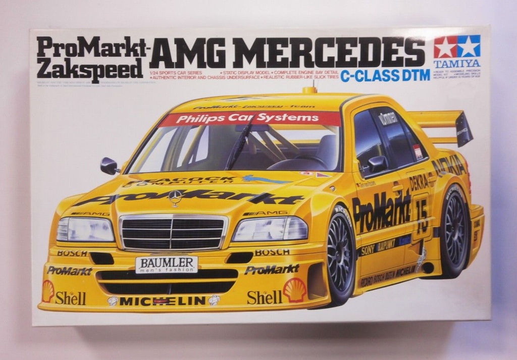 Tamiya 24140 - ProMarkt-Zakspeed AMG Mercedes C-Class DTM - 1994 - 1/24 (Occasion vérifiée)