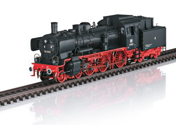 Märklin 39782 - Locomotive vapeur avec tender - BR 78.10 - DB - MFX - HO 