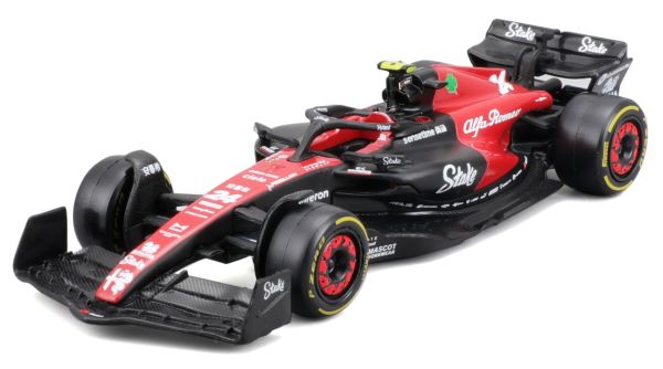 Burago - Alfa Romeo F1 Team Stake C43 - 2023 - #24 - Z. Guanyu - 1/43 (sans le pilote)     