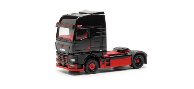 Herpa 317092 - Tracteur MAN eTXG Zgm - Noire et Rouge - 1/87 