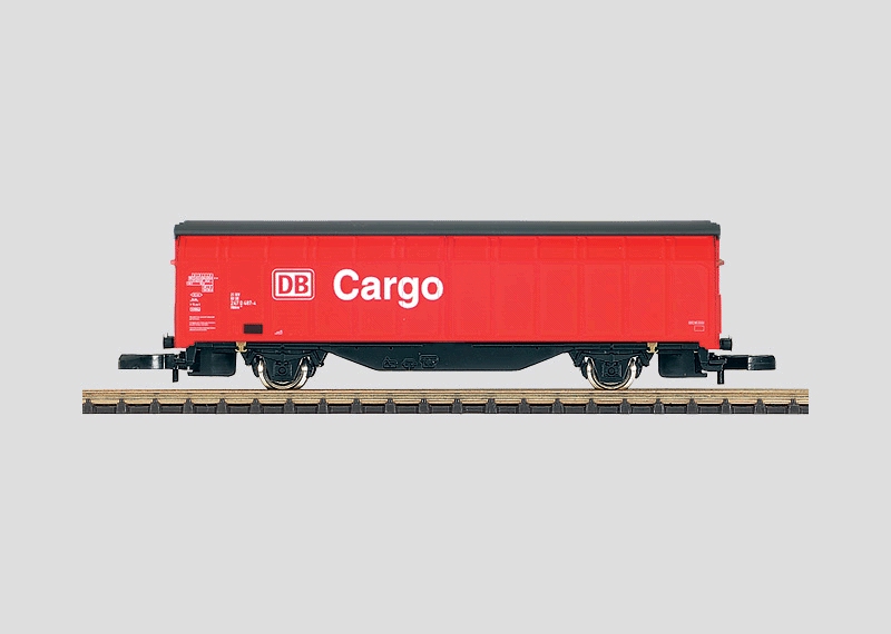 Mini-Club 82380 - Wagon Marchandises avec parois coulissantes "Cargo" - DB - "Z"  