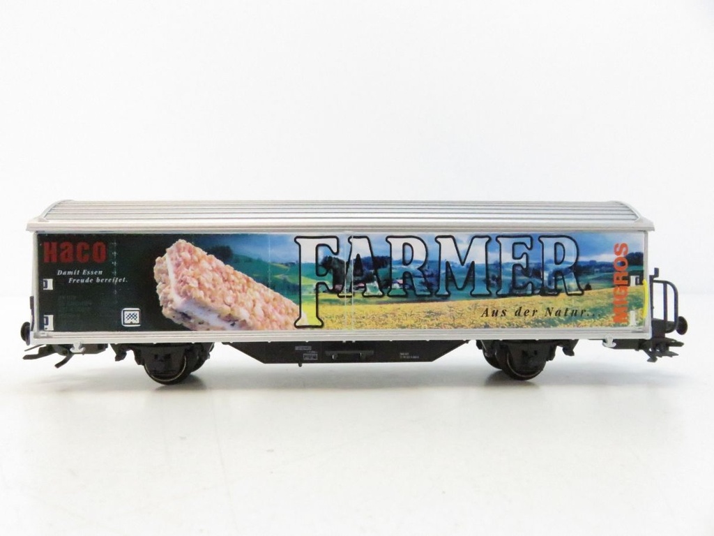 Mini-Club 88656,4 - Wagon de marchandises "Farmer - Migros" - SBB-CFF - "Z"         