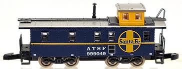 Mini-Club 82301 - Wagon Cupola Caboose "Santa FE" ATSF 999049 - USA - "Z"   